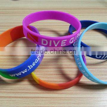 OEM/ODM design fashion bracelet,debossed bracelet,embossed bracelet,print/color filled fashion bracelet