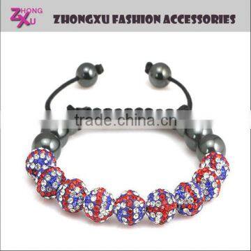 New fashion beautiful UK flag bracelet custom flag bracelet