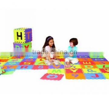 PIDEGREE Edu-Tiles 36 Piece 6x6ft Play Mat, Letters & Numbers Set