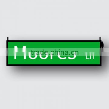 road sign plate/led street name panels