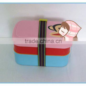 Wholesale Colorful PP Lunch Box With Lock $4$ bento lunch box