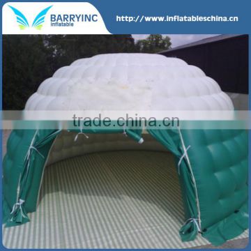 Durable PVC Tarpaulin inflatable dome tent for sale , tent manufacturer china