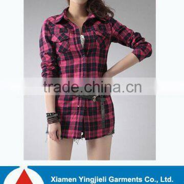 100% Fashion Latest Design Casual Brand Name women Shirts