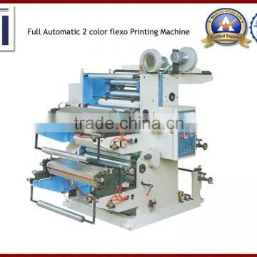 Full Automatic 2 Color Flexo Printing Machinery