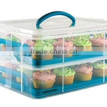 snap N stack cupcake carrier