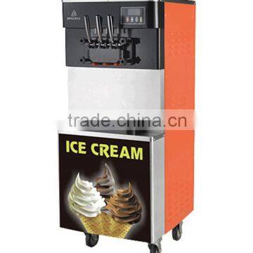 2016 hot selling standing/vertical automatic soft ice cream machine