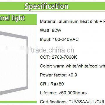 Wholesale Super Bright 42W 54W 82W White Square Led Panel Light 600 600mm 120V 230V PF>0.9 CRI80 photo-4