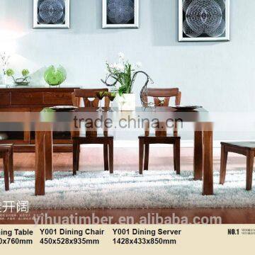 Wooden Dining Set, Home Furniture, Solid Wood Dining Sets CE FSC