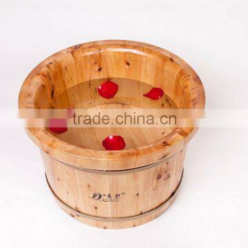 Foot spa bowl wooden foot massage foot basin