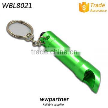 Convenient Metal Bottle Opener Key Chain, Flashlight Key Chain