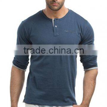 Mens Basic Henley Tshirt