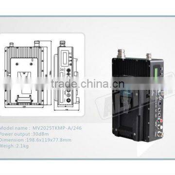 Backpack COFDM video duplex Wireless Video Transmitter