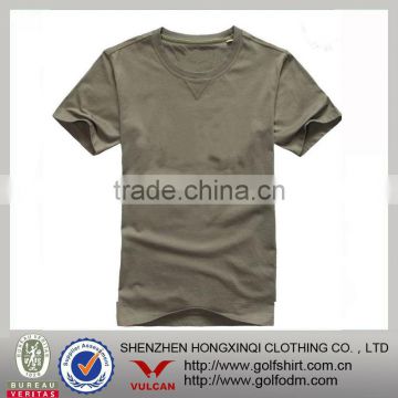 men fitted V-neck t shirts with fashion design