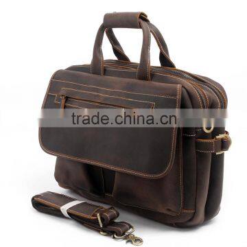High Quality Genuine Leather Fashion Shoulder HandBag Briefcase