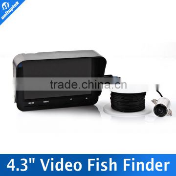 Underwater Ice Video Fishing Camera 4.3 Inch LCD Monitor 6LED Night Vision Camera 30M Cable Visual Fish Finder 140Degree View