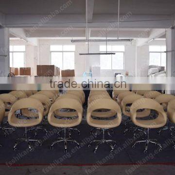 Cream Beauty Salon Stool Small Chair photo-4