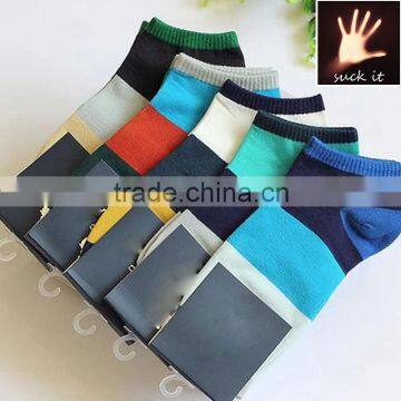 Men's business cotton sports socks breathable invisible ship cheap sport socks