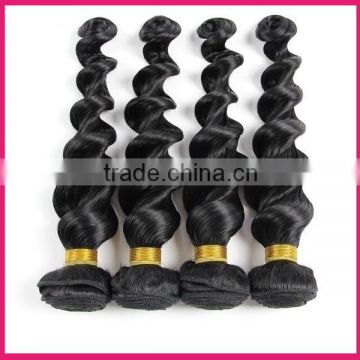 No chemical Top sell 7A virgin Indian loose body wave human hair unprocessed for black women