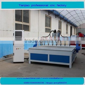 china factory high precision mutiheads wood engraving cnc router for sale