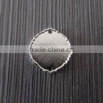 Europe Design Painted Blue Metal Plate photo-4