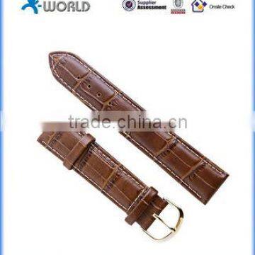 Crocodile Genuine Real Leather Classic Buckle Watch Band Strap For Apple Watch