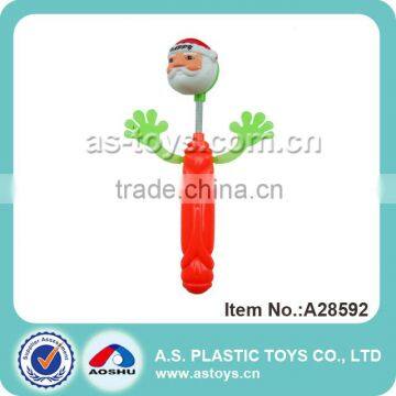 Swinging Santa Claus Christmas light stick