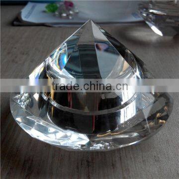 Fancy diamond shaped crystal jewellery box for bussiness ,wedding gift