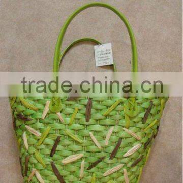 colorful Straw basket for shopping
