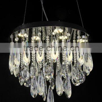 WD-6815PA/PL Zhongshan Top K9 crystal rectangular pendant light