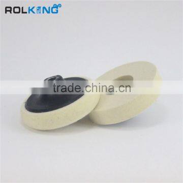 5'' Hard and Thick M14 Felt Polishing Disc Wholesale Wool Felt Pad for Stainless Steel