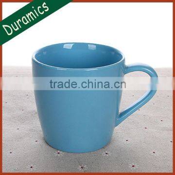 550ml ceramic coffee mug stoneware tea cup solid color factory sale