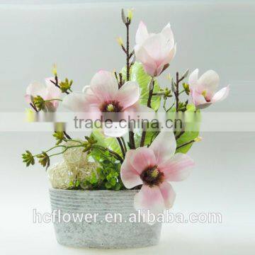 artificial potted flowers cymbidium for wedding decoration