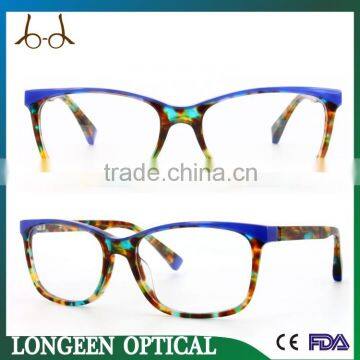 G3575-C2047 high quality fashion optical ladies acetate glasses frame