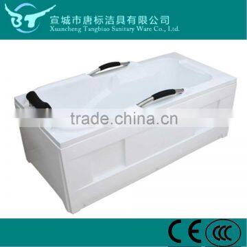 Factory made directly high quality whirlpool massage acrylic bathtub