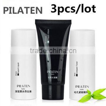 Pilaten 3pcs/set remove acne blackhead deep cleaning blackhead removal peeling off facial mask