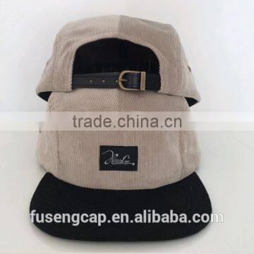 Cotton Fitted Embroidered Snapback 5 Panel Baseball Hat photo-6