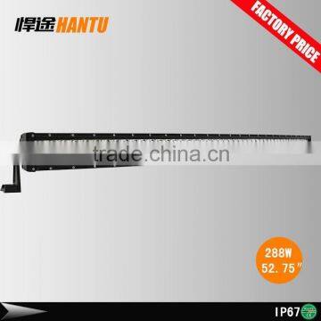 50 inch led light bar 4x4 curve led light bar 50 inch 288w led light bar dual row 3D spot beam