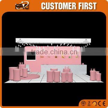 Custom Printing Fashion Display Stands for Exhibition, High Quality Stands for Trade Show, Portable Trade Show Booth