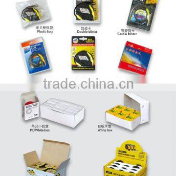 Self Lock Steel Meausure Tape With Embossed Tape/duble Side Tape Retractable Measuring Tools photo-5