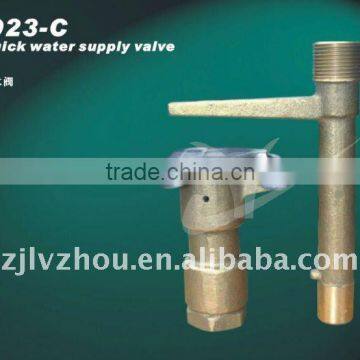 brass quick water supply valve