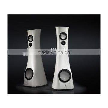 Speaker processing various shaped mold plastic articles