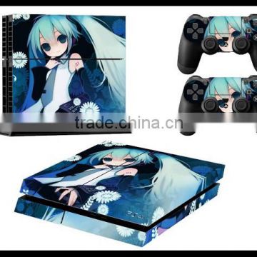 New Style Cartoon Beautiful Girl Game Conroller Foe Ps4 Skin Sticker