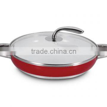 Aluminum Low Cooking Pot With Ceramic Coating