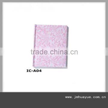 embossing photo album leather book cover(IC-A04) photo book