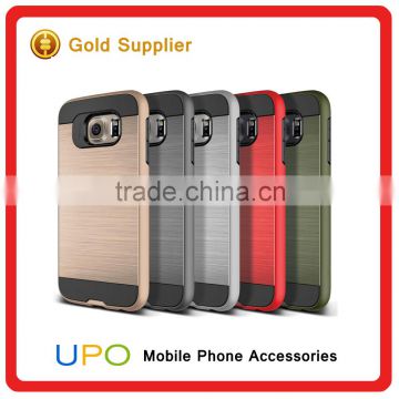 High-Quality Colorful Plastic armor case for Samsung Galaxy S6 armor case, phone accessories for Samsung Galaxy S6