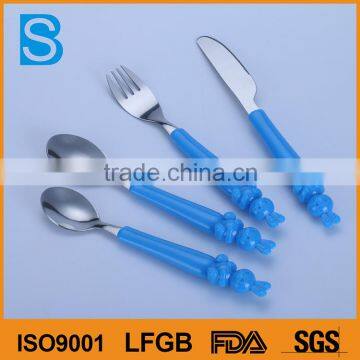 Hot-sale stainless steel flatware, stainless steel cutlery, tableware with plastic handle