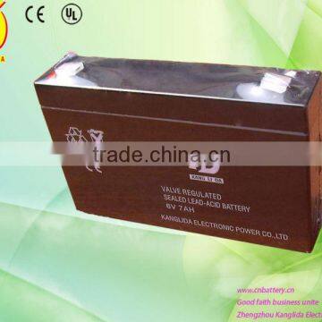 6v 7ah rechargeable VRLA battery/e-toy car battery