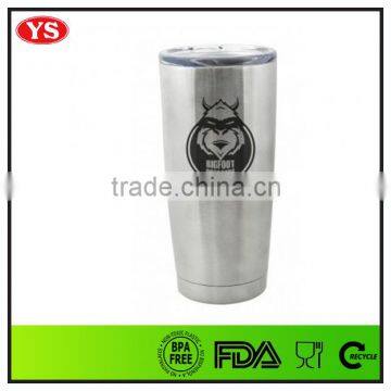 20 ounce food grade double wall insulated vacuum tumbler