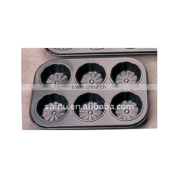 10.6"x7.48" non-stick 6cups muffin pan