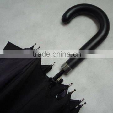 Leather plastic handle umbrella